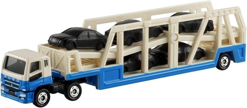  Mô hình xe tải chở xe Mitsubishi Fuso Carrier Car No.131 tỉ lệ 1:64 Tomica 334088 