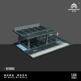  Hộp trưng bày mica mô phỏng bãi đỗ xe có tầng Steel Frame Structure Platform Serie kích thước 30x20x10cm tỉ lệ 1:64 MoreArt MO923003 