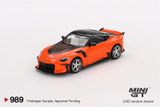  Mô hình xe Nissan Z VeilSide FFZ400 Orange bản card tỉ lệ 1:64 MiniGT MGT00989 