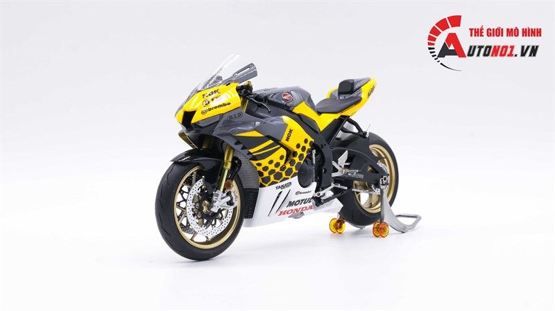  Mô hình xe cao cấp Honda Cbr 1000rr Yellow Bee 1:12 Tamiya D122 