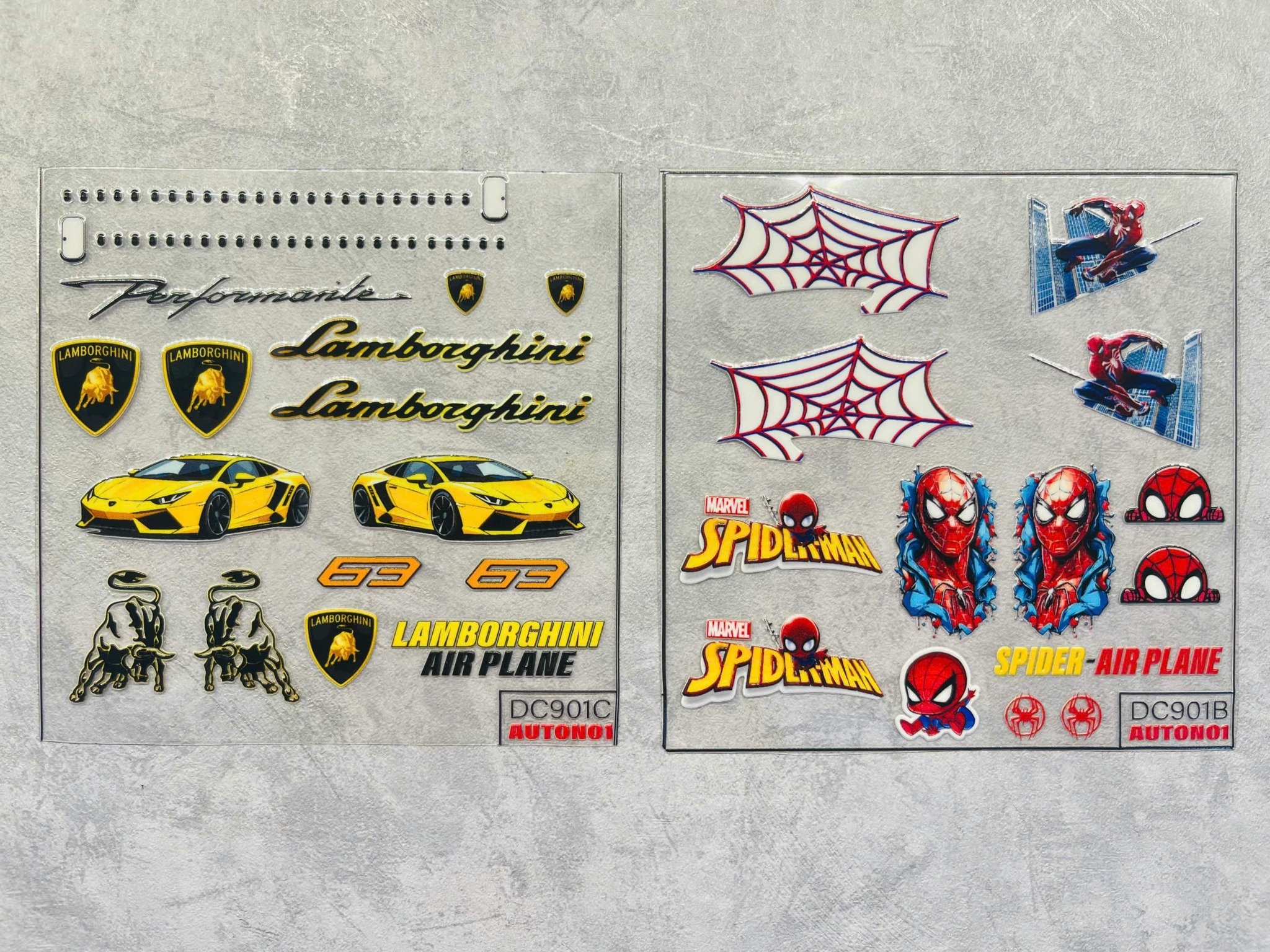  Decal uv custom mô hình máy bay 20cm kích thước 10x10cm Autono1 DC901 