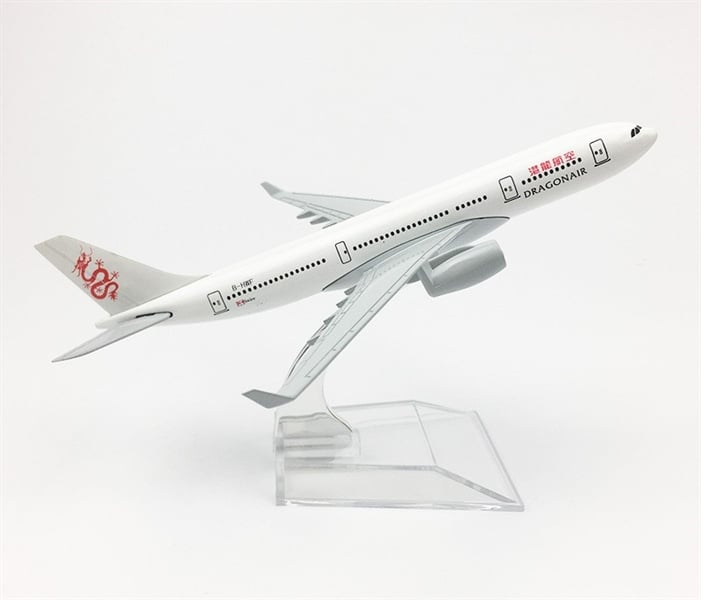  Mô hình máy bay China DragonAir Airbus A330 16cm MB16116 