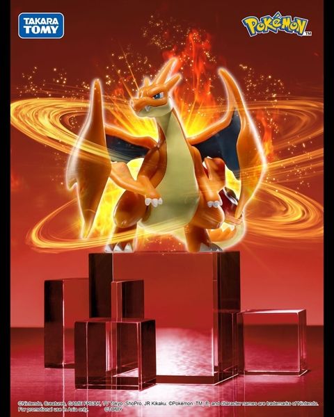  Mô hình nhân vật Pokemon Moncolle Mega Lizardon Y Takara Tomy 933120 