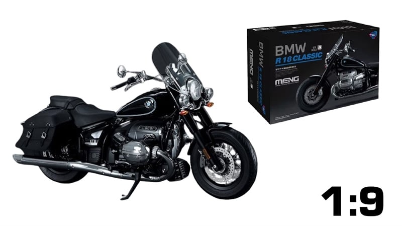  Mô hình xe BMW R18 Heritage Cruiser tỉ lệ 1:9 Meng Model MT09005 