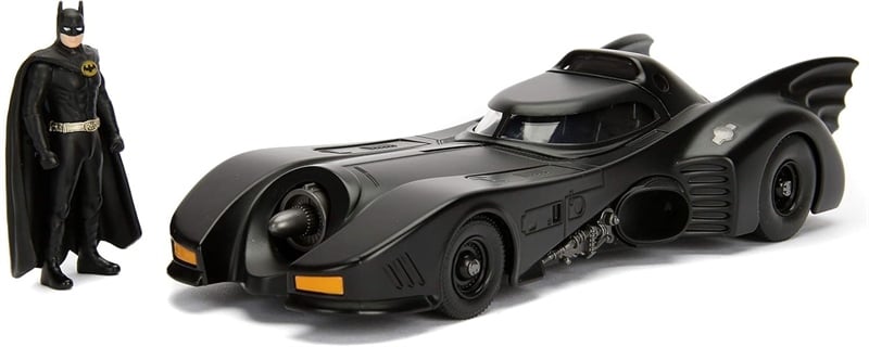  Mô hình xe Batman 1989 Batmobile W/Batman Figure DC Comics tỉ lệ 1:24 Jada Toys 98260 