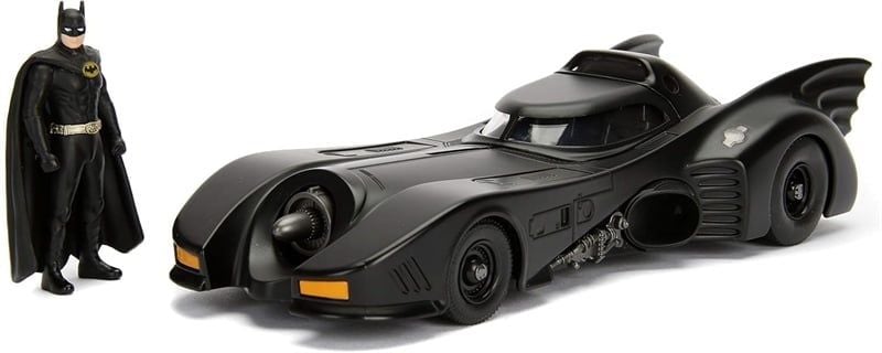  Mô hình xe Batman 1989 Batmobile W/Batman Figure DC Comics tỉ lệ 1:24 Jada Toys 98260 