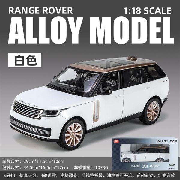  Mô hình xe ô tô Land Rover Range Rover SV Autobiography 2022 tỉ lệ 1:18 Alloy model OT166 
