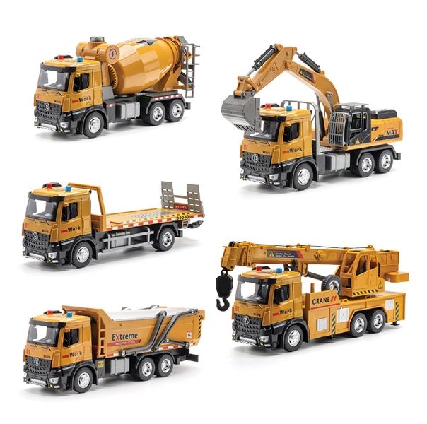  Mô hình xe máy xúc công trình tỉ lệ 1:24 Metal DieCast OT297 