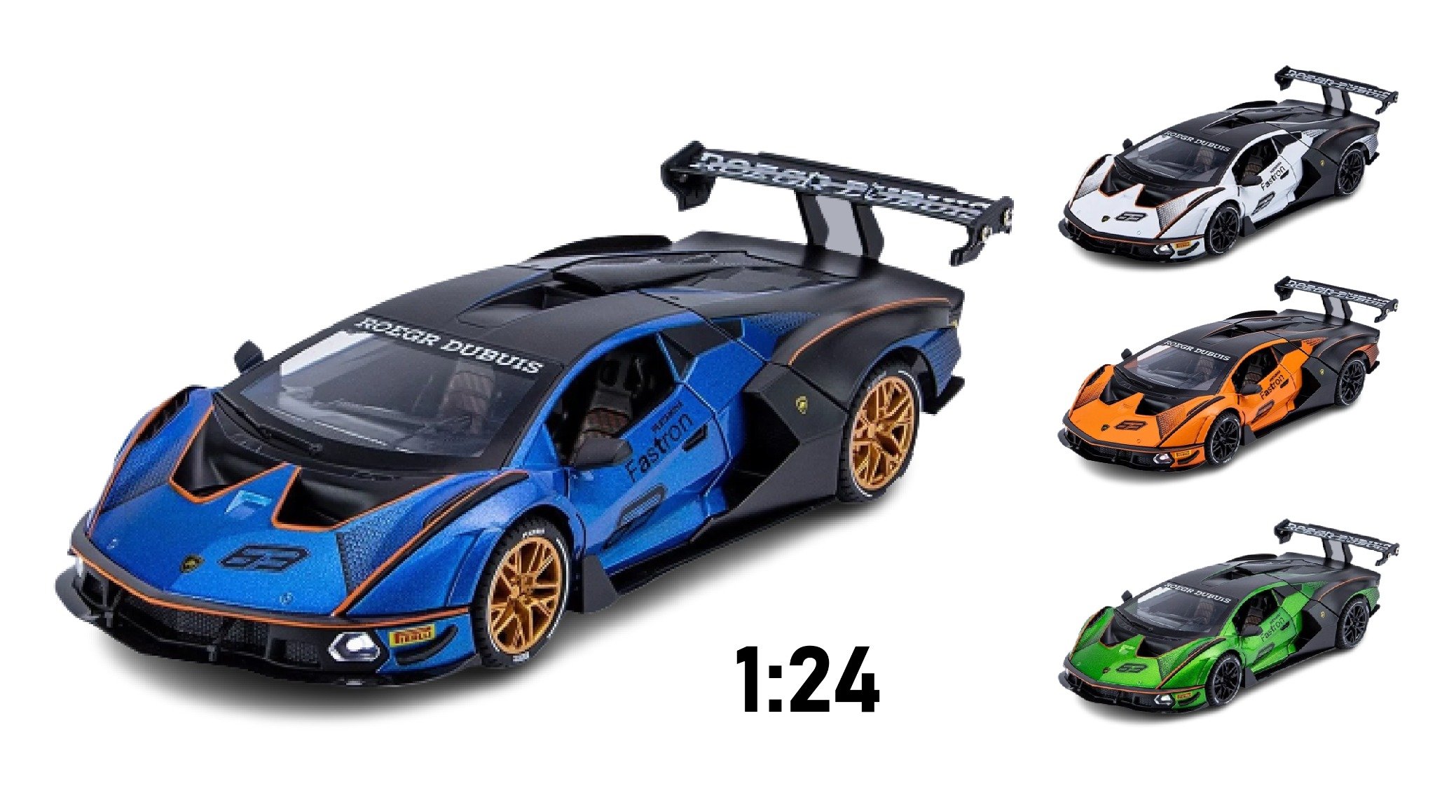  Mô hình xe Lamborghini Essenza Scv12 full open 1:24 Jin Lifang OT407 