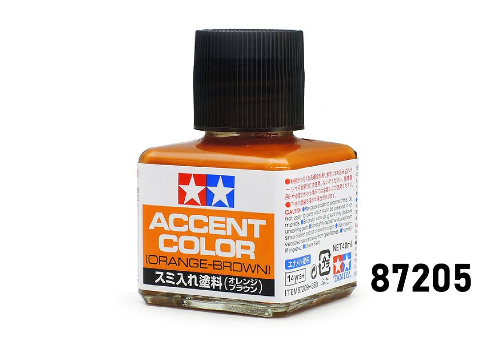 DUNG DỊCH TẠO HIỆU ỨNG ACCENT COLOR ORANGE-BROWN TAMIYA 87209