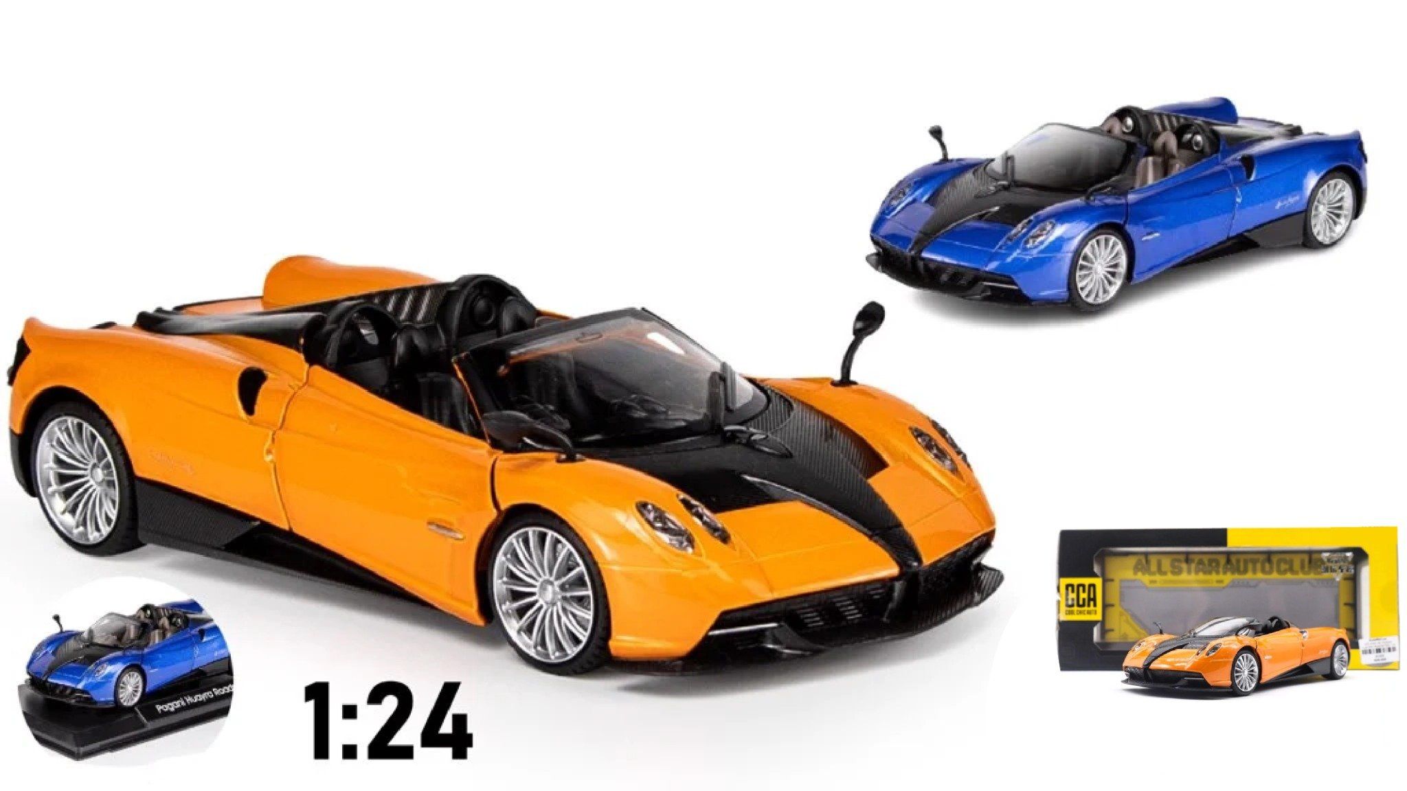  Mô hình xe Pagani Huayra Roadster 1:24 CCA 68264K OT273 