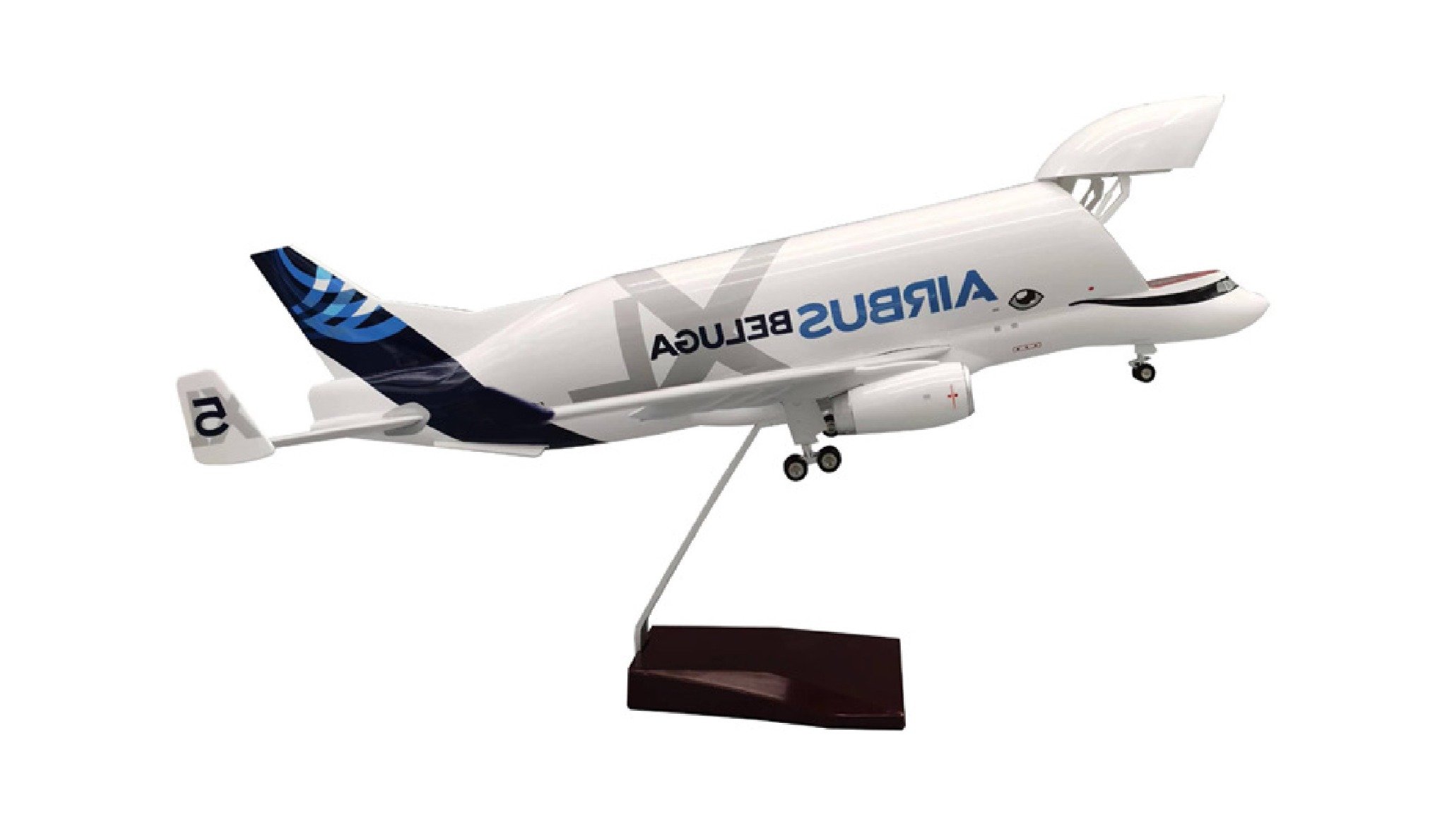 Mô hình máy bay vận tải Super Beluga Airbus A330 47cm 1:150 mở được khoang hàng MB47073 