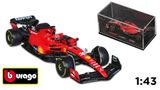  Mô hình xe đua F1 Formula Ferrari SF23 2023 hộp mica có figure tỉ lệ 1:43 Bburago OT323 