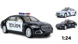  Mô hình xe ô tô Mercedes Benz Maybach S680 police full open tỉ lệ 1:24 XHD models OT234 