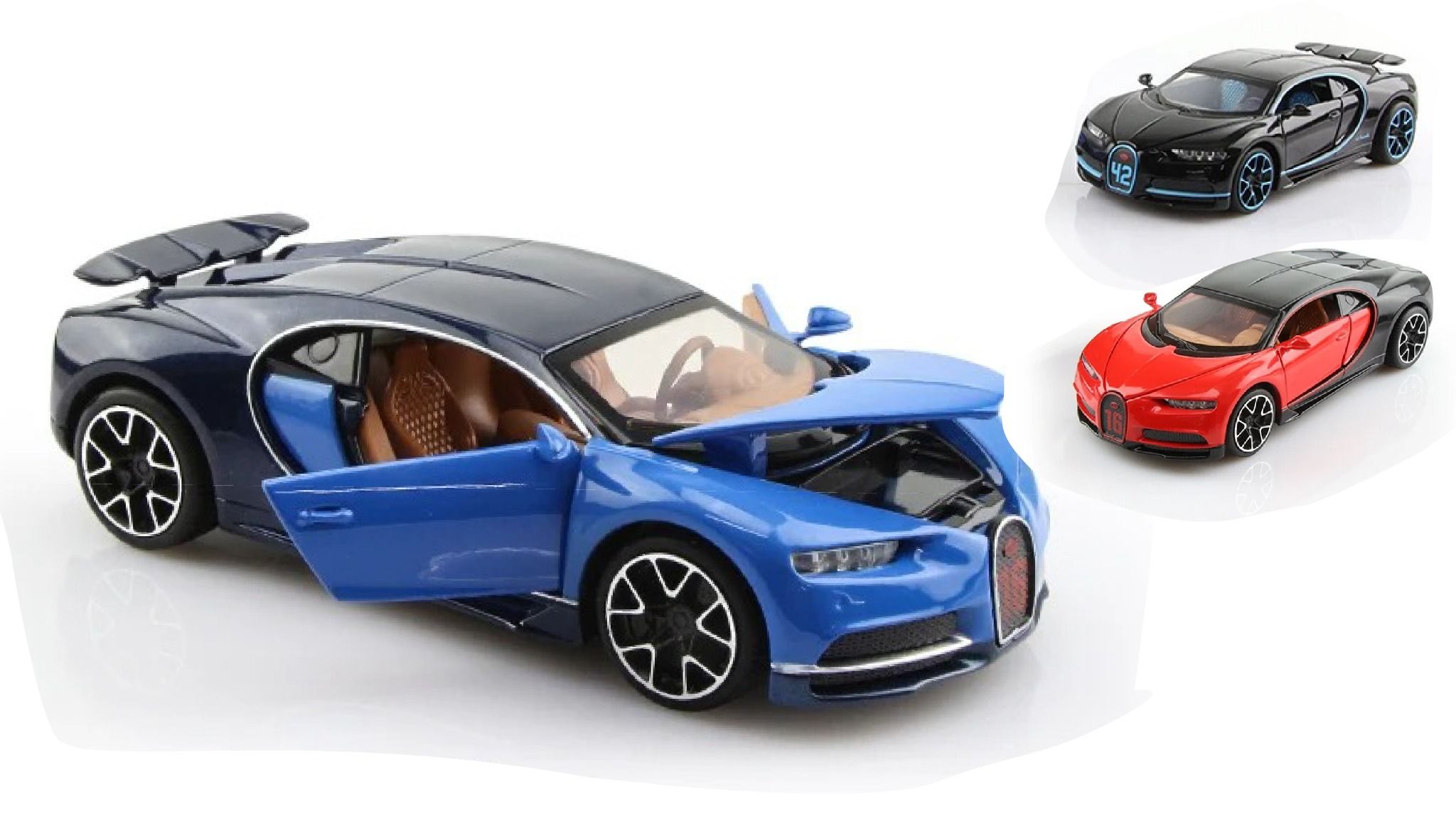  Mô hình xe Bugatti Chiron 2015 tỉ lệ 1:32 Miniauto 3225A OT315 