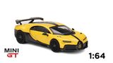  Mô hình xe Bugatti Chiron Pur sport yellow tỉ lệ 1:64 MiniGT MGT00428 