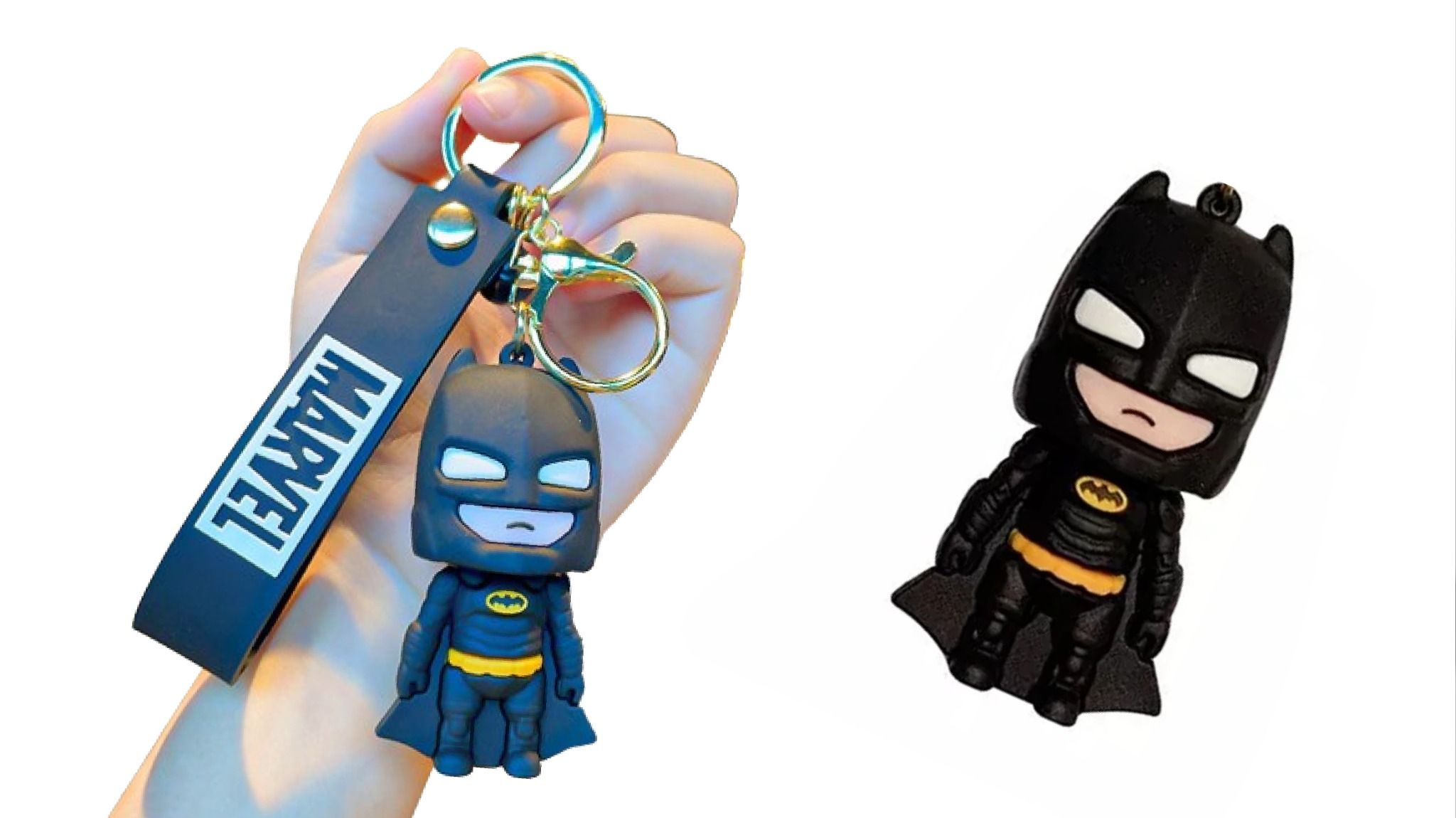  Móc khóa nhựa dẻo - silicon siêu anh hùng DC comics Batman người dơi MK011 