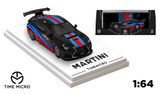  Mô hình xe Lexus Martini Racing black tỉ lệ 1:64 TM641812 Time micro 