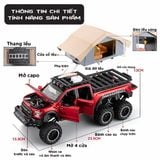  Mô hình xe Ford Beast Raptor F150 Offroad Camping tỉ lệ 1:32 Chezhi OT462 