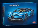  Mô hình xe ô tô lắp ghép Bugatti Chiron 4031 pcs tỉ lệ 1:5 LG015 