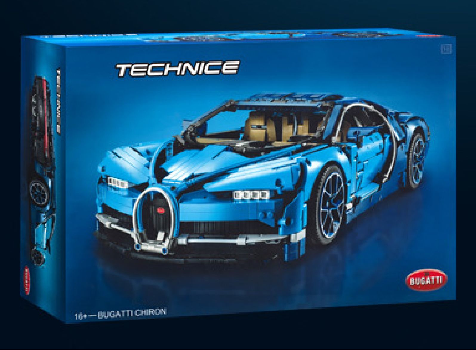  Mô hình xe ô tô lắp ghép Bugatti Chiron 4031 pcs tỉ lệ 1:5 LG015 