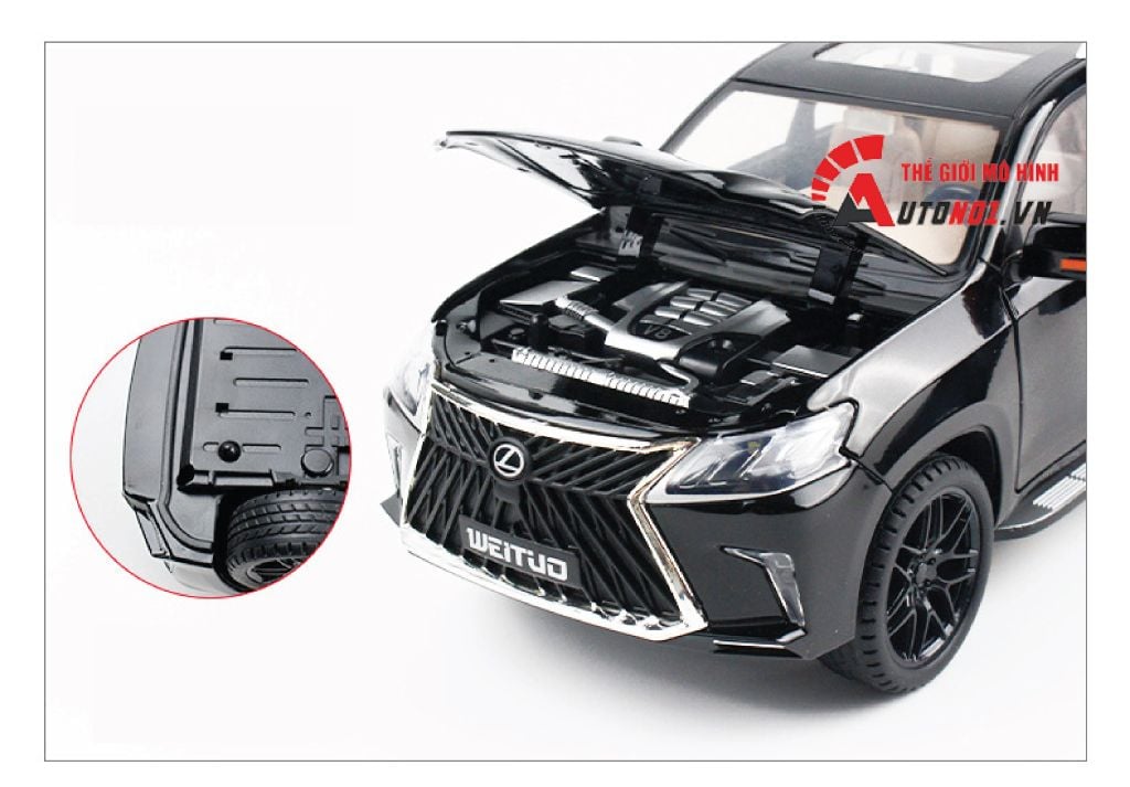 MÔ HÌNH XE LEXUS LX570 1:18 WEITUG 8084