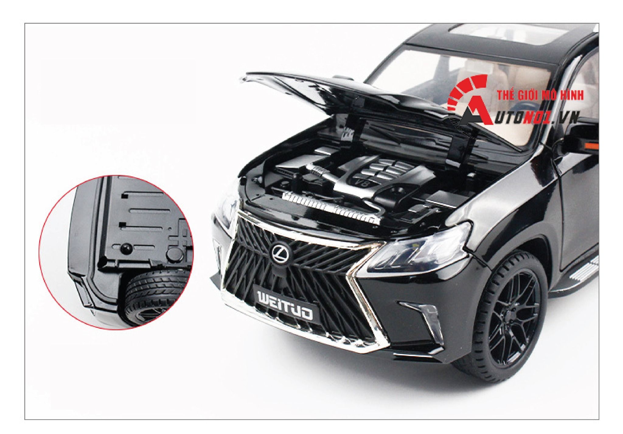 MÔ HÌNH XE LEXUS LX570 118 WEITUG 8084  Cửa Hàng Mô Hình Autono1vn