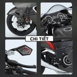  Mô hình xe Suzuki Hayabusa 1300 tỉ lệ 1:9 Huayi Alloy MT09004 