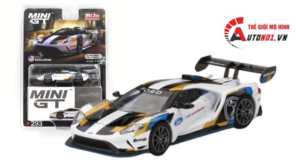 MÔ HÌNH XE FORD GT 1:64 MINIGT