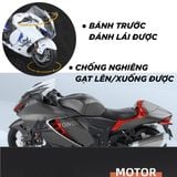  Mô hình xe Suzuki Hayabusa 1300 tỉ lệ 1:9 Huayi Alloy MT09004 