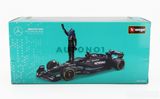  Mô hình xe đua F1 Formula Mercedes Benz Petronas 2023 W14 có figure rời tỉ lệ 1:24 Bburago 18-28037 OT24059 