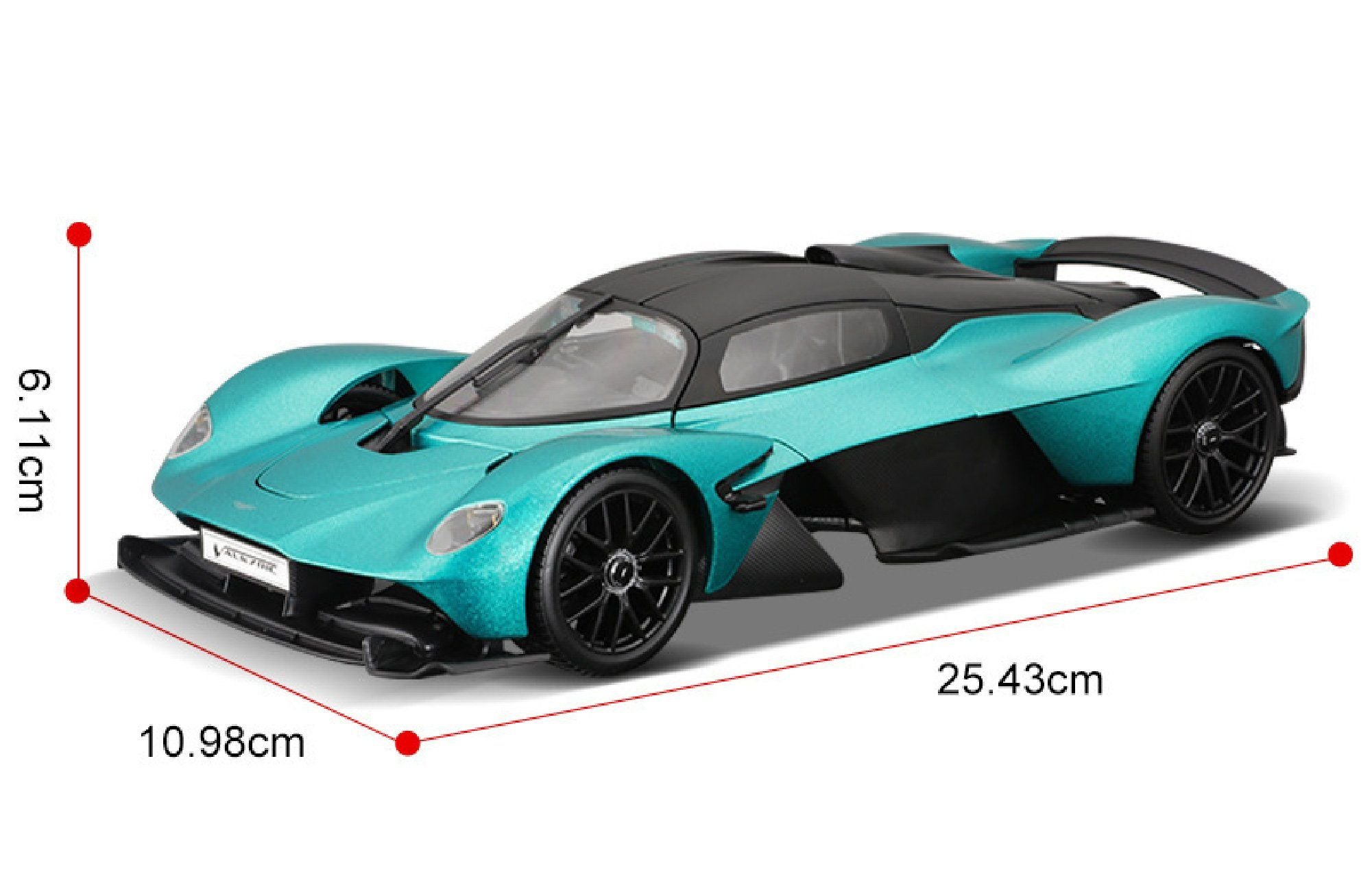  Mô hình xe Aston Martin Valkyrie 2022 Green 1:18 Maisto 31465 GN OT18021 