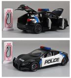  Mô hình xe Tesla Cảnh sát mỹ các loại Full open - có đèn nhạc - đánh lái được tỉ lệ 1:24 XLG OT24081 