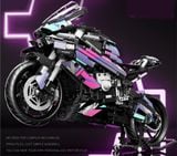  Mô hình xe mô tô lắp ghép BMW M1000RR CyberPunk Technic 1920 pcs tỉ lệ 1:5 LG027 