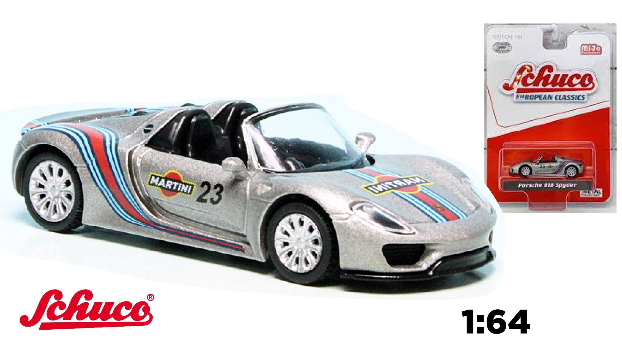  Mô hình xe Porsche 918 Spyder 1:64 Schuco 