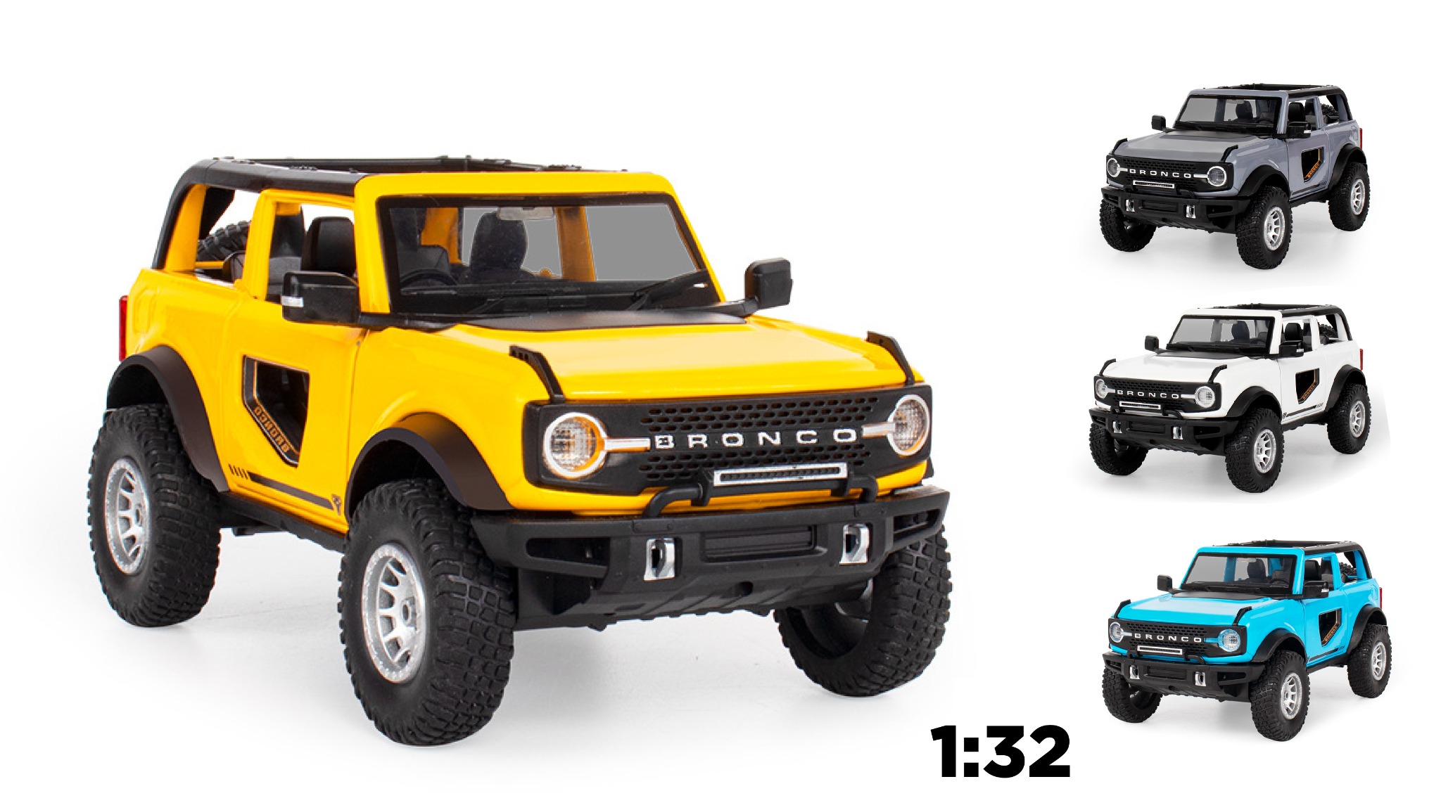  Mô hình xe Ford Bronco 1:32 Diecast Metal 8020 