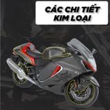  Mô hình xe Suzuki Hayabusa 1300 tỉ lệ 1:9 Huayi Alloy MT09004 