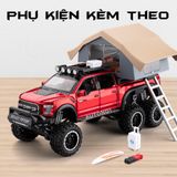  Mô hình xe Ford Beast Raptor F150 Offroad Camping tỉ lệ 1:32 Chezhi OT462 