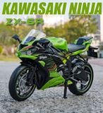  Mô hình xe Kawasaki Ninja ZX-6R 1:12 Makeda Model MT067 