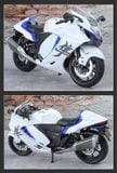 Mô hình xe Suzuki Hayabusa 1300 tỉ lệ 1:9 Huayi Alloy MT09004 