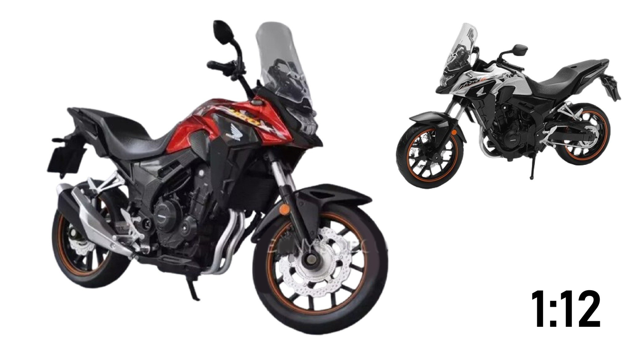  Mô hình xe mô tô Honda CB400X Advanture đánh lái được tỉ lệ 1:12 CCA Coolchicauto MT097 