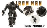  Mô hình nhân vật Marvel Iron man người sắt Iron Monger Iron man 1 SHF tỉ lệ 1:10 23CM ZD Toys FG262 