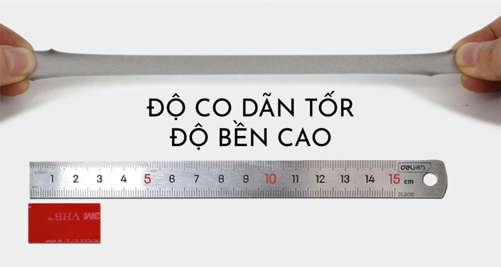 Băng keo 3M 2 mặt cường lực dài 3m dày 1mm PK371