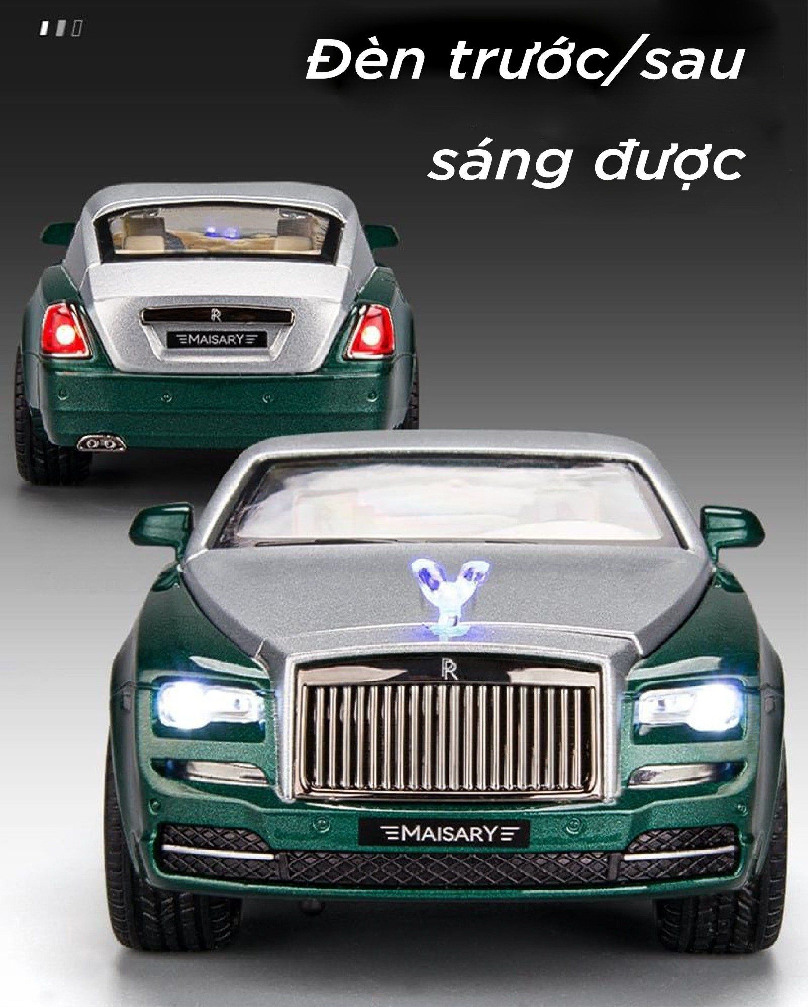  Mô hình xe Rolls Royce Mansory full open tỉ lệ 1:22 OT350 Alloy Model 