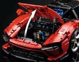  Mô hình xe ô tô lắp ghép Ferrari Daytona Sp3 race 3778 pcs tỉ lệ 1:5 LG016 
