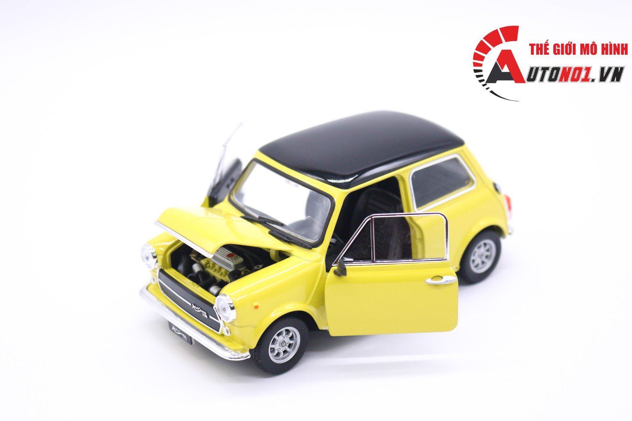 Xe mô hình tĩnh Mini Cooper tỉ lệ 1:24 - Độ xe Club