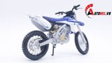  Mô hình xe cào cào Yamaha YZ450F Blue tỉ lệ 1:12 Maisto 4659 