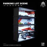  Hộp trưng bày mica mô phỏng showroom Honda - có đèn kích thước 30x13.3x10cm tỉ lệ 1:64 MoreArt MO914031 