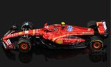  Mô hình xe đua F1 Ferrari Formular SF-24 có đế + figure tỉ lệ 1:18 Bburago 18-16815 OT18003 