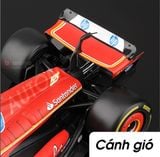  Mô hình xe đua F1 Ferrari Formular SF-24 có đế + figure tỉ lệ 1:18 Bburago 18-16815 OT18003 